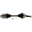4-Piece Kit Front, Driver and Passenger Side Axle Assembly, AWD, includes (2) Axle Assembly and (2) Wheel Hub
