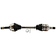 4-Piece Kit Front, Driver and Passenger Side Axle Assembly, AWD, includes (2) Axle Assembly and (2) Wheel Hub