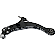 4-Piece Kit Front, Driver and Passenger Side, Outer, Lower Control Arm, includes (2) Ball Joint and (2) Control Arm