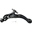 4-Piece Kit Front, Driver and Passenger Side, Outer, Lower Control Arm, includes (2) Ball Joint and (2) Control Arm