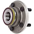 3-Piece Kit Front, Driver and Passenger Side Wheel Hub, 5 Lugs, With Bearing, includes (2) Tie Rod End and (1) Wheel Hub