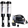 2011 Land Rover LR4 - 3-Piece Kit Front, Driver and Passenger Side Air Strut,  Includes (1) Air Suspension Compressor and (2) Shock Absorber and Strut Assembly