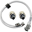 3-Piece Kit Knock Sensor Harness, Includes (2) Knock Sensor and (1) Knock Sensor Harness