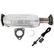 2-Piece Kit Catalytic Converter, Federal EPA Standard, 46-State Legal (Cannot ship to CA, CO, NY or ME), includes (1) Catalytic Converter and (1) Oxygen Sensor