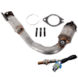 2-Piece Kit After Catalytic Converter Catalytic Converter, Federal EPA Standard, 46-State Legal (Cannot ship to CA, CO, NY or ME), includes (1) Catalytic Converter and (1) Oxygen Sensor