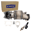 2-Piece Kit Front, Driver Side Catalytic Converter, Federal EPA Standard, 46-State Legal (Cannot ship to CA, CO, NY or ME), includes (1) Catalytic Converter and (1) Oxygen Sensor