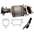 2-Piece Kit Firewall Side Catalytic Converter, Federal EPA Standard, 46-State Legal (Cannot Ship To or Be installed in vehicles Originally Purchased in CA, CO, NY or ME), includes Oxygen Sensor