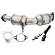 2-Piece Kit After Primary Catalytic Converter Catalytic Converter3.5L6CylFederal EPA Standard46-State Legal, (Cannot ship to CACONY or ME) Includes (1) Oxygen Sensor and (1) Catalytic Converter