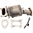 2-Piece Kit Firewall Side Catalytic Converter, Federal EPA Standard, 46-State Legal (Cannot Ship To or Be installed in vehicles Originally Purchased in CA, CO, NY or ME), includes Oxygen Sensor