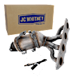 2-Piece Kit Front Catalytic Converter, Federal EPA Standard, 46-State Legal (Cannot Ship To or Be installed in vehicles Originally Purchased in CA, CO, NY or ME), includes Oxygen Sensor