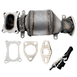 2-Piece Kit After Catalytic Converter Catalytic Converter, Federal EPA Standard, 46-State Legal (Cannot ship to CA, CO, NY or ME), includes (1) Catalytic Converter and (1) Oxygen Sensor