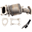 2013-2018 Acura RDX - 2-Piece Kit After Catalytic Converter Catalytic Converter, Federal EPA Standard, 46-State Legal (Cannot ship to CA, CO, NY or ME), includes (1) Catalytic Converter and (1) Oxygen Sensor