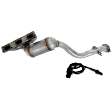 2004 BMW 325i - 2-Piece Kit Catalytic Converter, 2.5L 6Cyl, Federal EPA Standard, 46-State Legal (Cannot ship to CA, CO, NY or ME), engdesig: M54, Manifold Converter, Naturally Aspirated, Includes (1) Catalytic Converter and (1) Oxygen Sensor