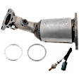 2-Piece Kit After Primary Catalytic Converter Catalytic Converter, Federal EPA Standard, 46-State Legal (Cannot ship to CA, CO, NY or ME), includes (1) Catalytic Converter and (1) Oxygen Sensor