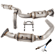 2-Piece Kit Before Catalytic Converter Catalytic Converter, Federal EPA Standard, 46-State Legal (Cannot ship to CA, CO, NY or ME), includes (1) Catalytic Converter and (1) Oxygen Sensor