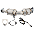 2-Piece Kit Before Catalytic Converter Catalytic Converter, Federal EPA Standard, 46-State Legal (Cannot ship to CA, CO, NY or ME), includes (1) Catalytic Converter and (1) Oxygen Sensor