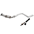 2-Piece Kit Before Catalytic Converter Catalytic Converter, Federal EPA Standard, 46-State Legal (Cannot ship to CA, CO, NY or ME), RWD, includes (1) Catalytic Converter and (1) Oxygen Sensor