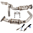 2013 Chevrolet Silverado 1500 - 3-Piece Kit Before Catalytic Converter Catalytic Converter, 6.0L 8Cyl, Federal EPA Standard, 46-State Legal (Cannot ship to CA, CO, NY or ME), This Part is Split and must be Clamped or Welded Together, Naturally Aspirated
