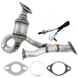 2-Piece Kit Before Catalytic Converter Catalytic Converter, Federal EPA Standard, 46-State Legal (Cannot ship to CA, CO, NY or ME), includes (1) Catalytic Converter and (1) Oxygen Sensor