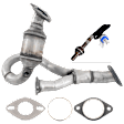 2-Piece Kit After Catalytic Converter Catalytic Converter, 3.6L, 6Cyl, Federal EPA Standard, 46-State Legal (Cannot ship to CA, CO, NY or ME), Includes (1) Oxygen Sensor and (1) Catalytic Converter
