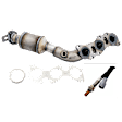 2-Piece Kit After Primary Catalytic Converter Catalytic Converter, Federal EPA Standard, 46-State Legal (Cannot ship to CA, CO, NY or ME), includes (1) Catalytic Converter and (1) Oxygen Sensor
