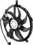 2-Piece Kit Radiator, 1.6L, 4Cyl, Includes (1) Cooling Fan Assembly and (1) Radiator