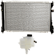 2-Piece Kit Radiator, 2.5L, 4Cyl, Includes (1) Coolant Reservoir and (1) Radiator