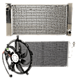 3-Piece Kit Radiator, 1.6L, 4Cyl, Includes (1) A/C Condenser, (1) Cooling Fan Assembly and (1) Radiator