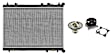KIT-070325-R90 3-Piece Kit Radiator, 2.5L 4Cyl, Includes (1) Radiator, (1) Thermostat, (1) Water Pump