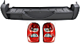 3-Piece Kit, Rear Textured Bumper Cover, Sport Utility, Includes (1) Bumper Cover and (2) Tail Light