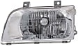 4-Piece Kit Driver and Passenger Side Halogen Headlight, With bulb(s), OE Replacement, Includes (2) Corner Light and (2) Headlight