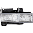 1998 Chevrolet Tahoe - 2-Piece Kit Passenger Side Halogen Headlight, With bulb(s), For Models With Composite s, OE Replacement,  Includes (1) Headlight and (1) Turn Signal Light