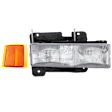 2-Piece Kit Passenger Side Halogen Headlight, Includes (1) Headlight and (1) Reflector