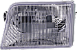 3-Piece Kit Driver Side Halogen Headlight, Includes (1) Corner Light, (1) Grille Assembly, and (1) Headlight
