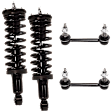 4-Piece Kit Front Suspension Kit, Includes (2) Loaded Strut and (2) Sway Bar Link