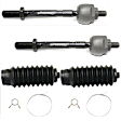 1995 Honda Civic del Sol - 4-Piece Kit Front Suspension Kit,  Includes (2) Steering Rack Boot and (2) Tie Rod End