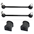 4-Piece Kit Front Suspension Kit, Includes (2) Sway Bar Bushing and (2) Sway Bar Link