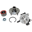 2-Piece Kit Front, Passenger Side Suspension Kit, Includes (1) Knuckle and (1) Wheel Hub