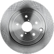 2-Wheel Set Rear Brake Disc and Pad Kit, Plain Surface 315.98 mm, Includes (2) Brake Disc and (1) Brake Pad Set