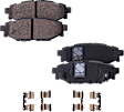 2-Wheel Set Rear Brake Disc and Pad Kit, Plain Surface 315.98 mm, Includes (2) Brake Disc and (1) Brake Pad Set