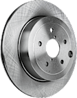 2-Wheel Set Rear Brake Disc and Pad Kit, Plain Surface 315.98 mm, Includes (2) Brake Disc and (1) Brake Pad Set