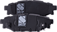 2-Wheel Set Rear Brake Disc and Pad Kit, Plain Surface 315.98 mm, Includes (2) Brake Disc and (1) Brake Pad Set