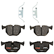 KIT-070624-216 2-Wheel Set Rear Brake Disc and Pad Kit, Cross-drilled and Slotted 5 Lugs 320.04 mm Semi-metallic, Includes (1) Brake Pad Set and (2) Brake Disc