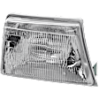 2000 Ford Ranger - 6-Piece Kit Header Panel, Rear Wheel Drive,  Includes (2) Corner Light, (1) Grille Assembly, (1) Header Panel, and (2) Headlight