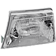2000 Ford Ranger - 6-Piece Kit Header Panel, Rear Wheel Drive,  Includes (2) Corner Light, (1) Grille Assembly, (1) Header Panel, and (2) Headlight