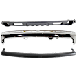 2003 Chevrolet Tahoe - 3-Piece Kit Front Bumper, Chrome, Includes (1) Bumper, (1) Bumper Trim, and (1) Valance