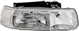 2002 Chevrolet Silverado 2500 - 5-Piece Kit Grille, Gray,  Includes (1) Grille Assembly, (2) Headlight, and (2) Parking Light