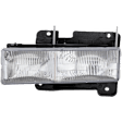 1999 Chevrolet Tahoe - 6-Piece Kit Driver and Passenger Side Halogen Headlight, With bulb(s), For Models With Composite s, OE Replacement,  Includes (2) Headlight, (2) Side Marker, and (2) Turn Signal Light
