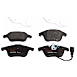 KIT-070624-90 2-Wheel Set Front Brake Disc and Pad Kit, Cross-drilled and Slotted 5 Lugs 311.91 mm Semi-metallic, Includes (1) Brake Pad Set and (2) Brake Disc