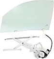 2-Piece Kit Front, Driver Side Door Glass Kit, Replaces NAGS No. FD22402 GTYN, Includes (1) Door Glass and (1) Window Regulator